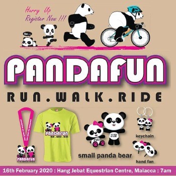 Panda Fun Run Walk Ride @ Melaka banner