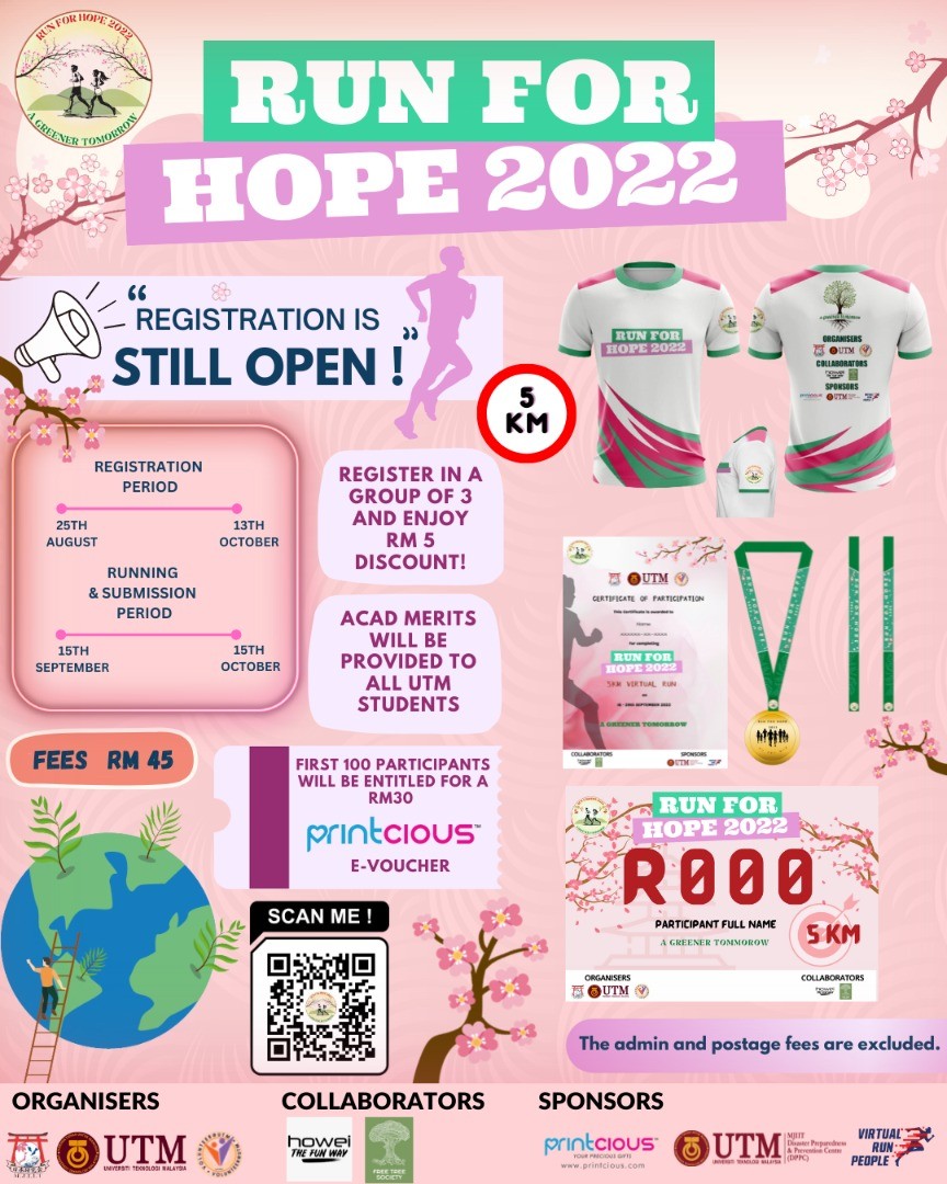 Run For Hope 2022 banner