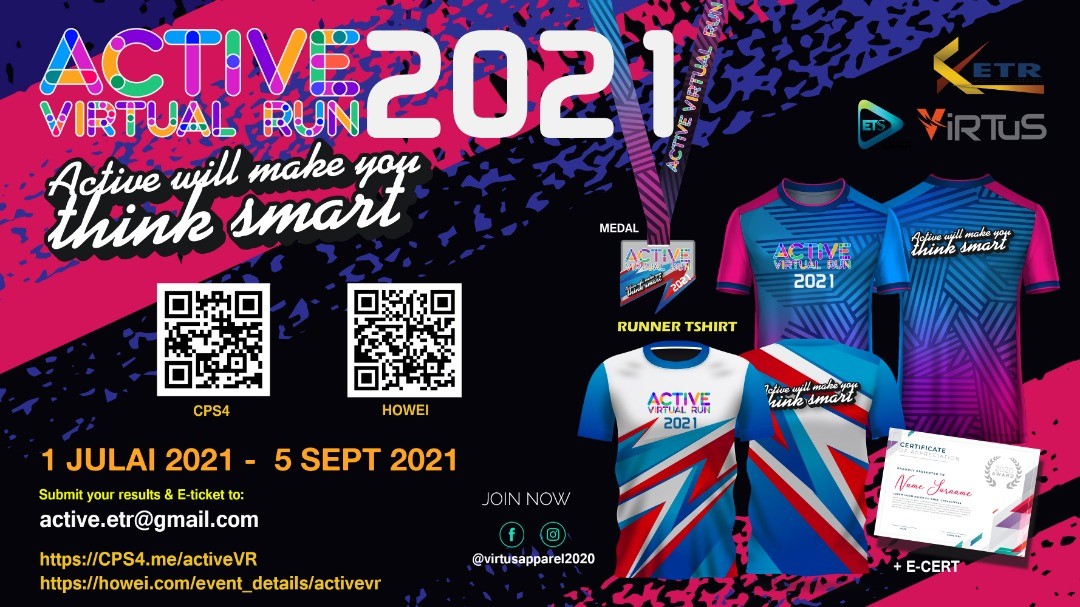 ACTIVE VIRTUAL RUN 2021 banner