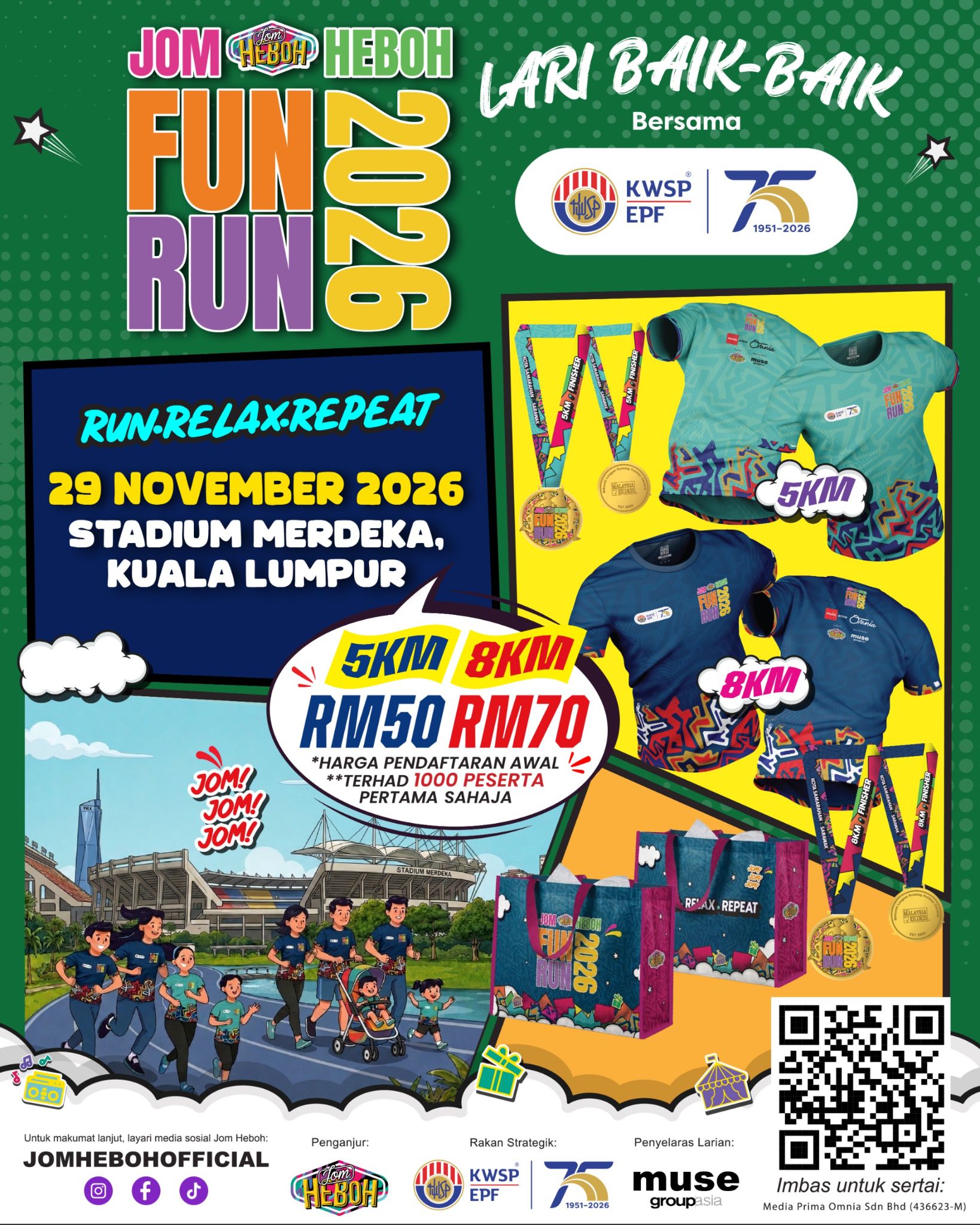 Jom Heboh Fun Run 2026 @ Kuala Lumpur thumbnail